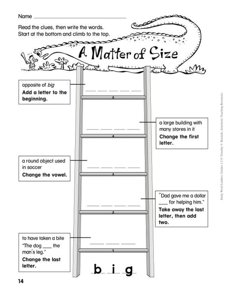 Daily Word Ladders: Grades 1–2