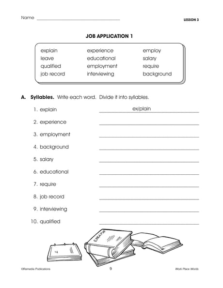 Remedia Publications Life Skills Activity Books, Set Of 6 Books