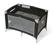 Sleep 'n Store™ Portable Play Yard Crib with Bassinet, Mod Plaid Graphite