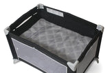 Sleep 'n Store™ Portable Play Yard Crib with Bassinet, Mod Plaid Graphite