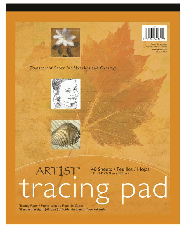 Art1st® Tracing Pads, 11" x 14", 40 Sheets