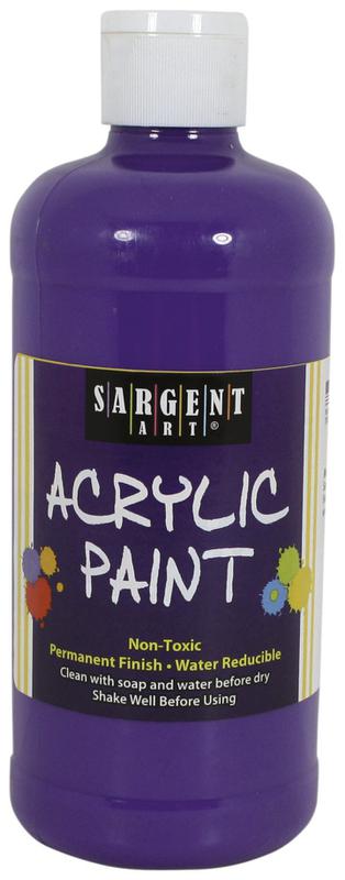 16 Oz Acrylic Paint - Violet 