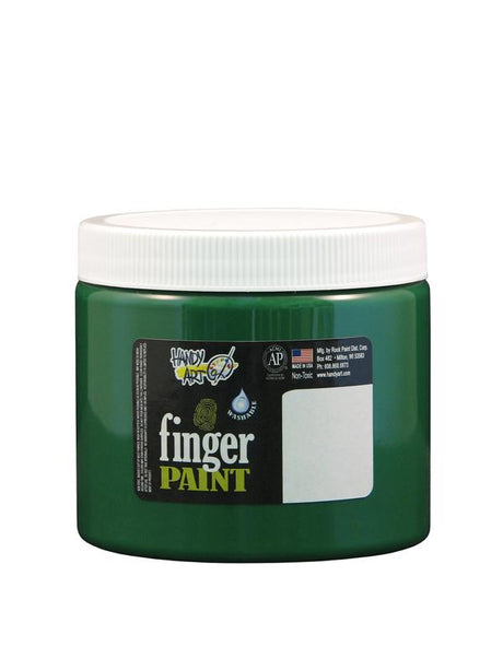 Handy Art Green 16 Oz Washable Finger Paint