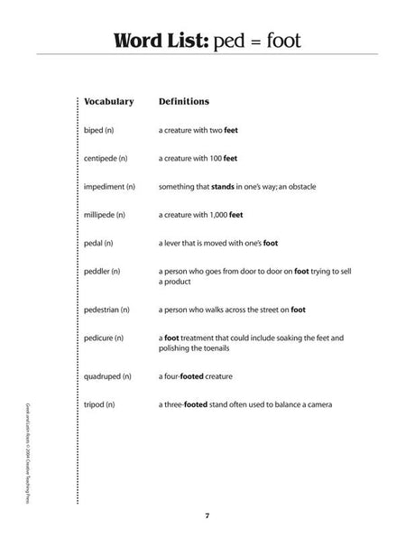 Greek And Latin Roots