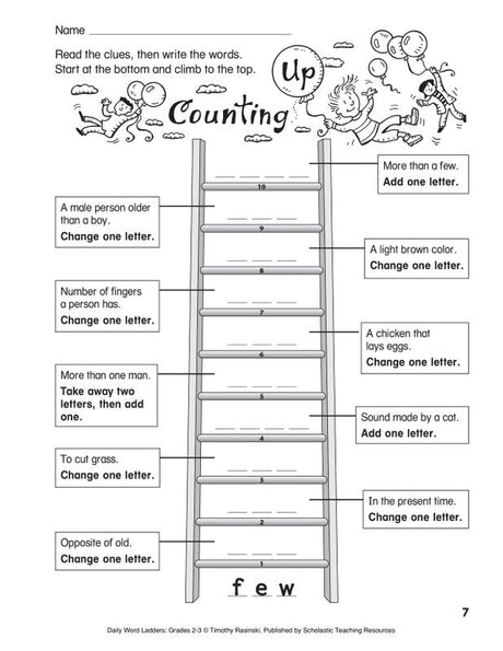 Daily Word Ladders: Grades 2–3