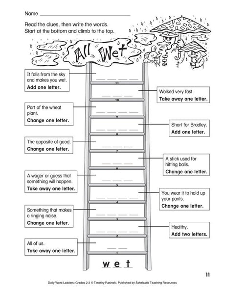 Daily Word Ladders: Grades 2–3