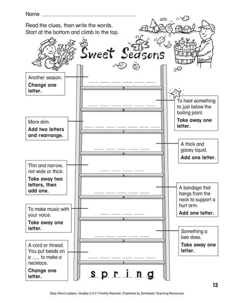 Daily Word Ladders: Grades 2–3
