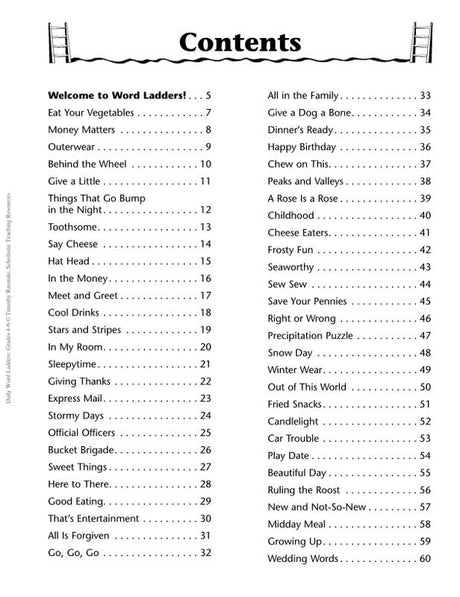 Daily Word Ladders: Grades 4–6