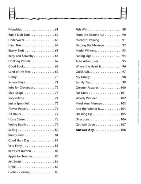 Daily Word Ladders: Grades 4–6