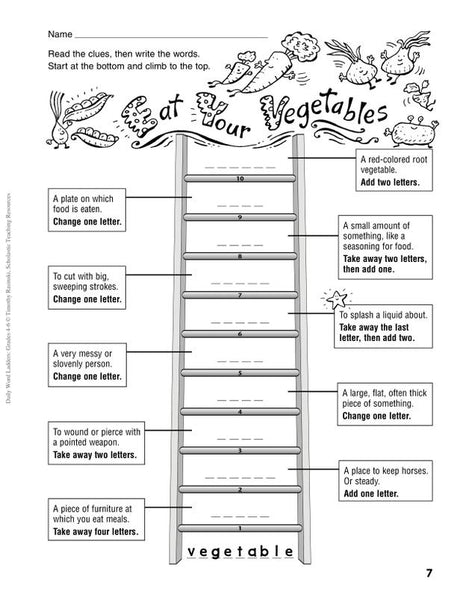 Daily Word Ladders: Grades 4–6