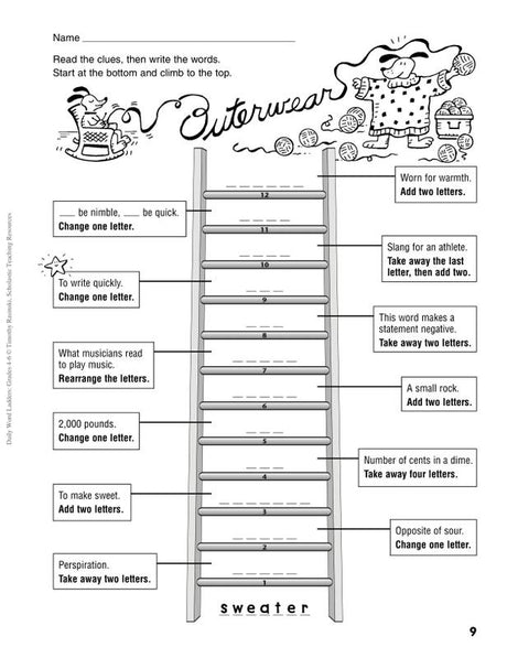 Daily Word Ladders: Grades 4–6