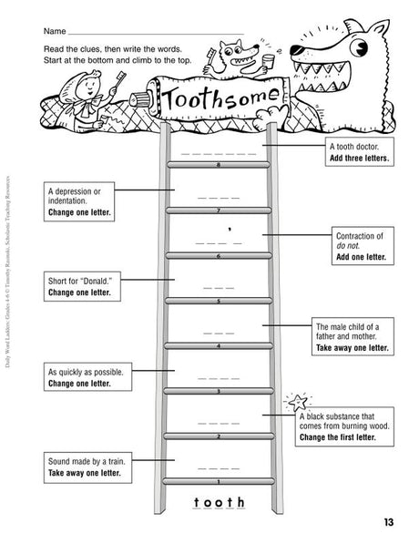 Daily Word Ladders: Grades 4–6