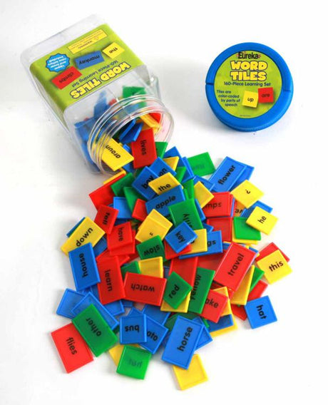 Word Tiles Parts Of Speech 160/Pk Color Coded