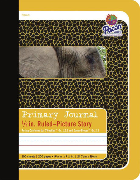 Composition Book Picture Story, 1/2" Rule