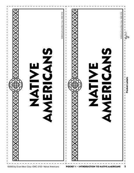 History Pockets, Native Americans