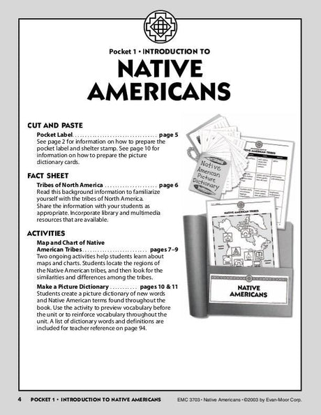 History Pockets, Native Americans