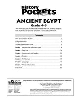 History Pockets, Ancient Egypt