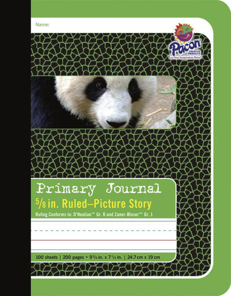 Composition Book Picture Story, 5/8" Rule