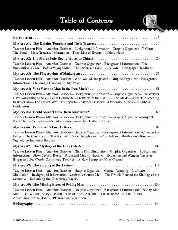 Mysteries in History: World History