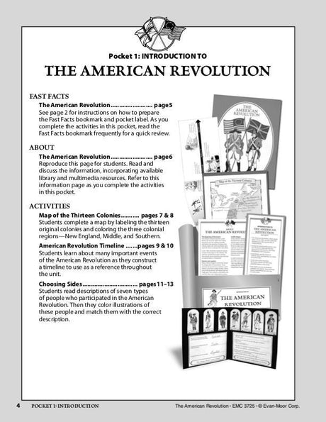 History Pockets: The American Revolution