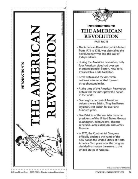 History Pockets: The American Revolution