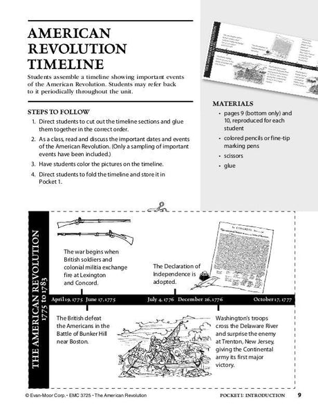 History Pockets: The American Revolution