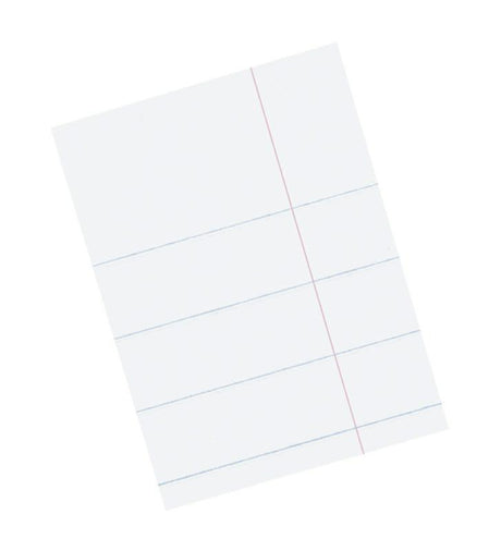 Composition Paper, 8″ x 10 1/2″, 3/8″ Ruled