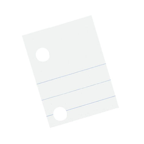 Writing Paper 500 Sheets 8 x 10.5 3/8 In Rule 5 Hole Punch