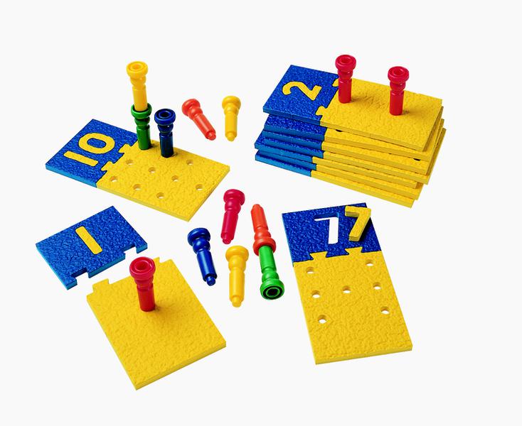 Number Puzzle Boards & Pegs