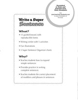 Write a Super Sentence