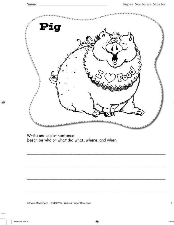Write a Super Sentence
