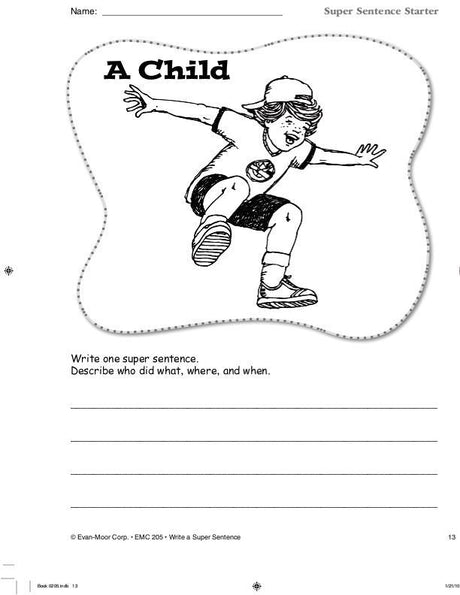 Write a Super Sentence