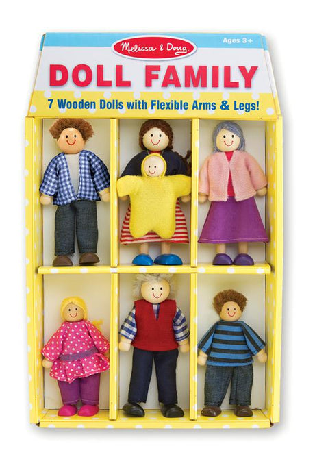 Wooden Doll Family