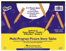 Multi-Program Picture Story Tablet, 12″ x 9″, Grade K & 1
