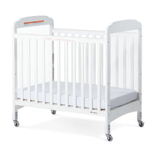 Next Gen Serenity® Compact Fixed-Side Crib, Clearview, White