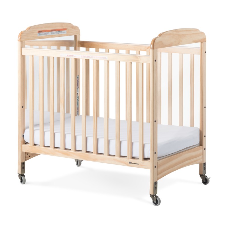 Next Gen Serenity® Compact Fixed-Side Crib, Mirror, Natural