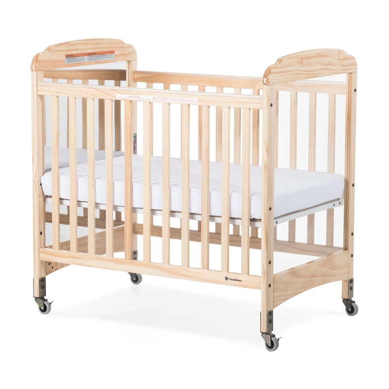 Next Gen Serenity® Compact Fixed-Side Crib, Mirror, Natural