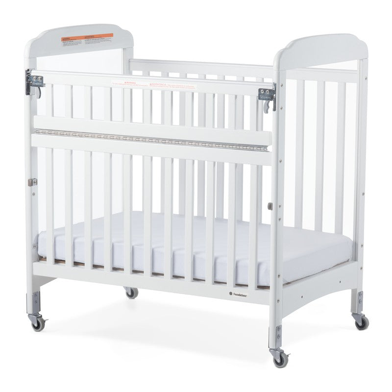 Next Gen Serenity® Compact SafeReach® Crib, Clearview, White