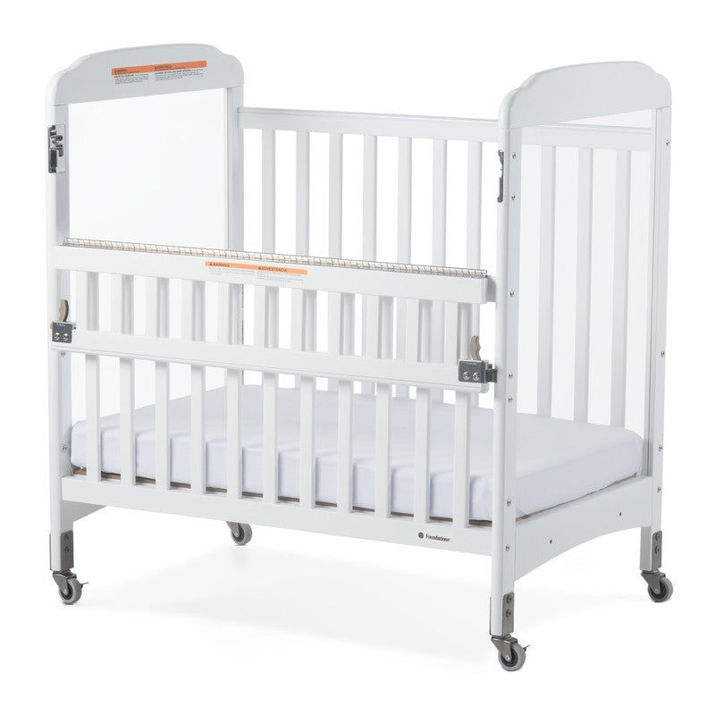 Next Gen Serenity® Compact SafeReach® Crib, Clearview, White