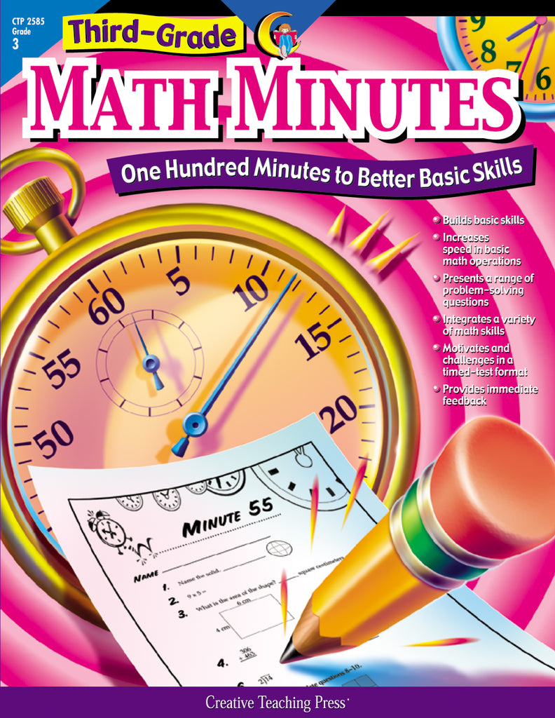 Creative Teaching Press MiddleGr Math Minutes Gr 68 CTP2595 SupplyMe