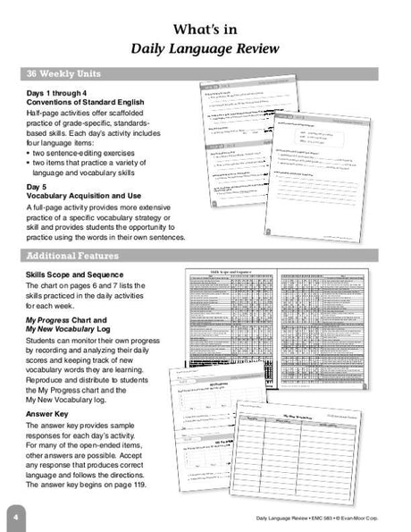 Daily Language Review, Grade 5