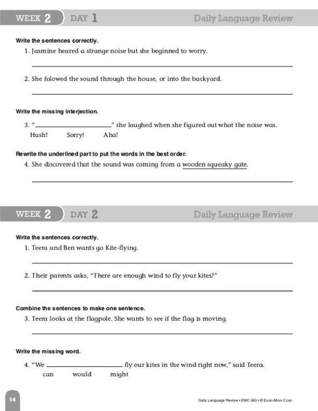 Daily Language Review, Grade 5