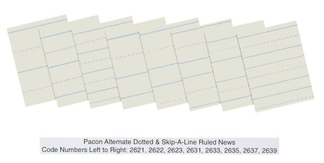 Dotted Ruled Newsprint Paper, 11″ x 8 1/2″ Grade 1