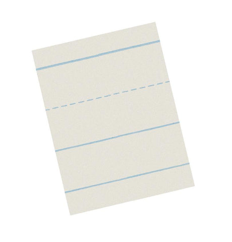 Skip-A-Line Ruled Newsprint, 11″ x 8-1/2″ Grade 1