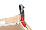 Next Gen First Responder® Evacuation Fixed-Side Crib, Clearview, Natural