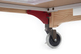 Next Gen First Responder® Evacuation Fixed-Side Crib, Clearview, Natural