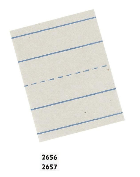 News Ruled White 9 x 12 Ream 7/8 Rule 