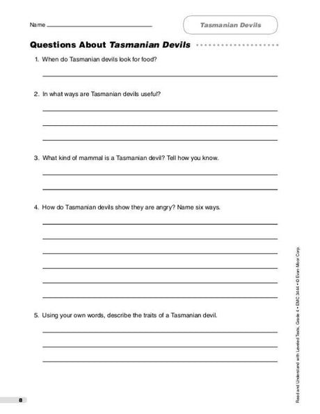 Read & Understand with Leveled Texts, Grade 4