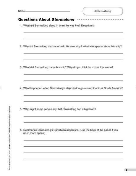 Read & Understand with Leveled Texts, Grade 5