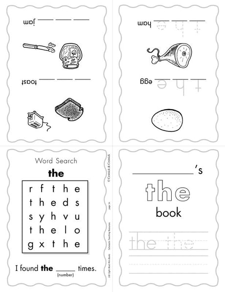 100 Sight Word Mini-Books